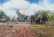 Walter Withers On the Eltham Road oil painting